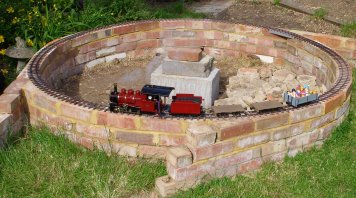 Fathers' Day present: a chance to play trains.